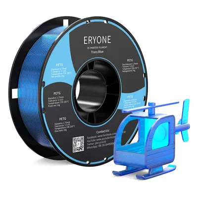 ERYONE PETG Filament pour imprimante 3D Tolérance 1,75 mm 0,03 mm 1 kg (2,2 livres) / Bobine - B