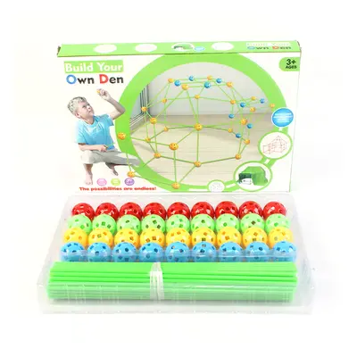 Puzzles créatifs 36 boules 51 tiges jouet de construction pour enfant - sans camp