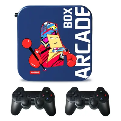 ARCADE BOX Console de jeu rétro 128 Go, Android TV Box, plus de 40 000 jeux classiques, plus de 