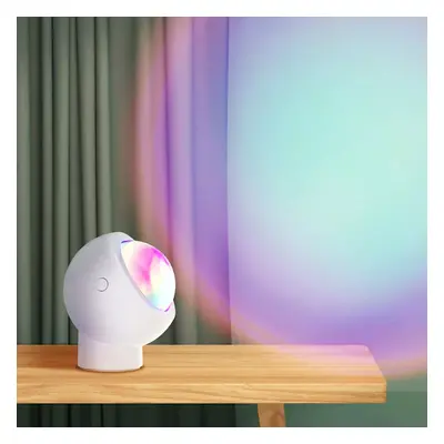 Yeelight LED Rainbow Sunset Atmosphere Lights Night Light Lampe de bureau à rotation à 360 degré