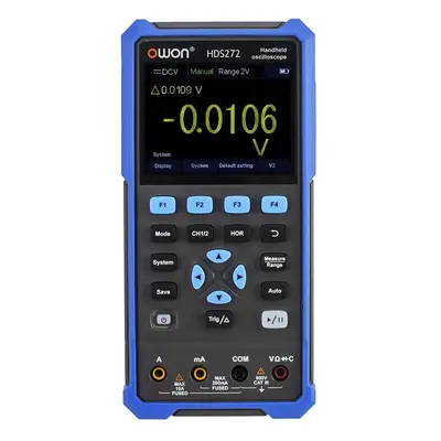 Multimètre oscilloscope numérique OWON HDS272 2 en 1, bande passante 70 MHz, taux d&#39;échantil