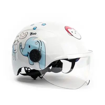 Casque de dessin animé pour moto électrique pour enfants, série Hyper GOGO Pioneer/Challenger/Cr