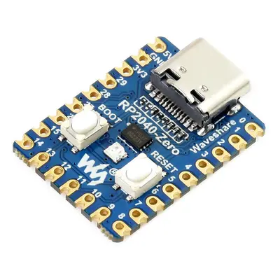 Waveshare RP2040-Zero, une carte MCU de type Pico basée sur Raspberry Pi MCU RP2040, Mini ver.