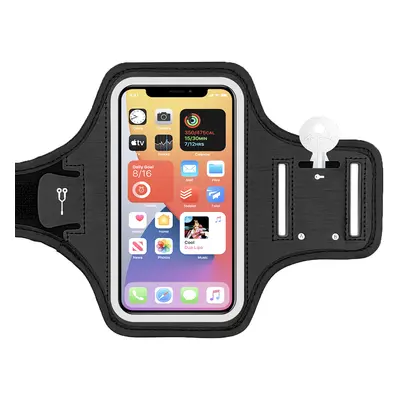 Fitness Running Brassard Support De Téléphone Sac Étanche, 6,5 Pouces Pour Iphone 11 Max - Noir