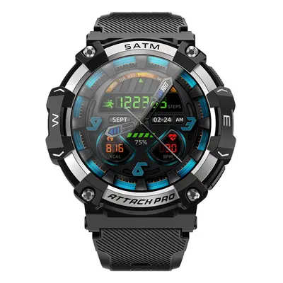 LOKMAT ATTACK 2 Pro Montre Connectée 1.39&#39;&#39; TFT LCD Argent