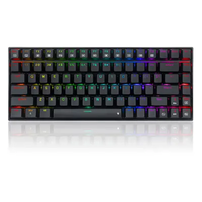 Redragon K629-RGB Phantom RGB Backlight Clavier de jeu mécanique 84 touches Red Switch - Noir