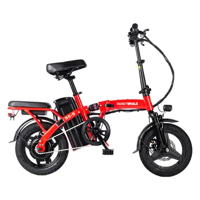 HONEYWHALE S6-S Vélo électrique 14 pouces 250W Moteur sans balais 48V 10.4Ah Batterie 35 km/h Vi