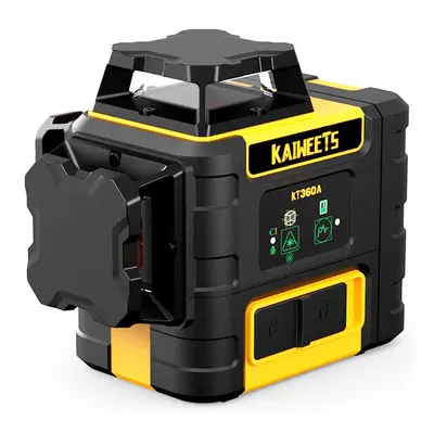 KAIWEETS KT360A niveau laser à nivellement automatique, 3 X 360, niveau laser 3D pour accrocher 