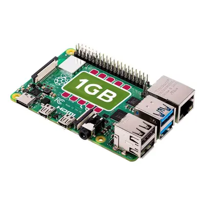 Raspberry Pi 4 modèle B, 1 Go de RAM, BCM2711, Quad Core Cortex-A72 1,5 GHz, Wi-Fi 2,4/5,8 GHz, 