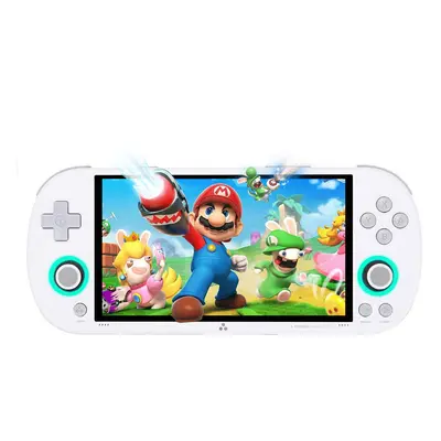 Console de jeu portable TRIMUI Smart Pro, carte TF de 128 Go, blanche