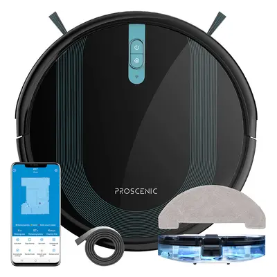 Proscenic 850T Smart Robot Cleaner 3000Pa Aspiration Noir