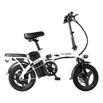 HONEYWHALE S6-S Vélo électrique 14 pouces 250W Moteur sans balais 48V 10.4Ah Batterie 35 km/h Vi