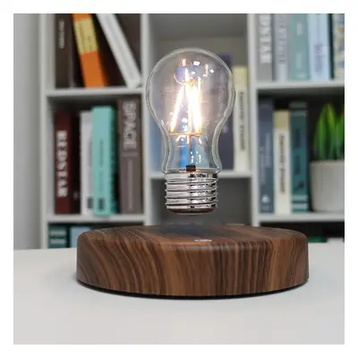 HCNT SIM10-PD Conception en bois Ampoule à lévitation magnétique Lampe de table à LED flottante