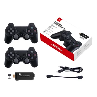 PS3000 32 Go 4K Retro Game Stick avec 2 manettes de jeu sans fil 3000+ jeux pré-installés