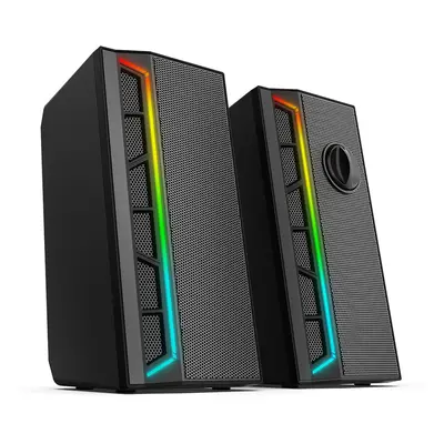 Haut-parleurs PC de bureau Redragon GS580 Calliope RGB, son et contrôle du volume améliorés 2.0 