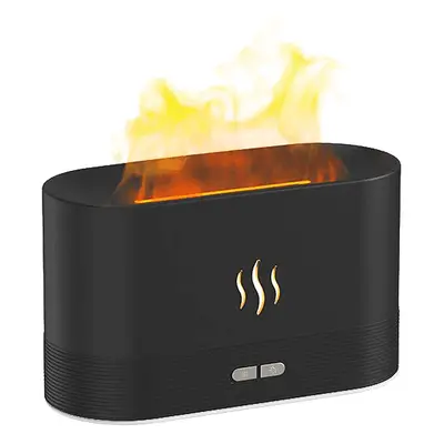 Diffuseur d&#39;aromathérapie Simulation Flame Mist Humidifier USB Ultrasonic Cool Mist Aroma Es