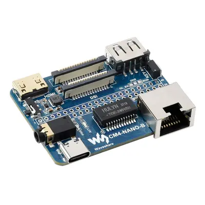 Carte de base Waveshare Nano (B) pour module de calcul Raspberry Pi 4, même taille que le CM4, 5