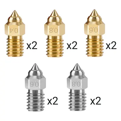 Buse haute vitesse DEUX ARBRES pour Creality Ender 7, 10 pièces