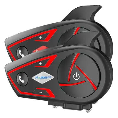 Houtonsen S3 casque de moto casque Bluetooth 2 pièces Pack