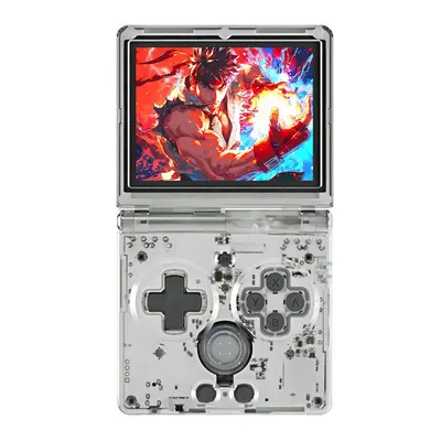 Console de jeu à bascule ANBERNIC RG35XXSP Blanc transparent