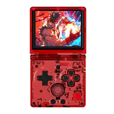 Console de jeu ANBERNIC RG35XXSP 64 Go/128 Go 10 000 jeux Rouge