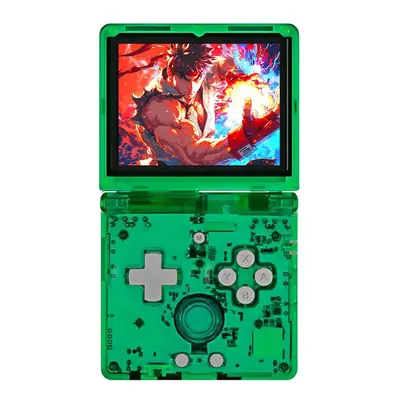 Console de jeu ANBERNIC RG35XXSP 64 Go/128 Go 10 000 jeux Vert