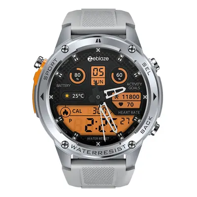 Montre connectée d&#39;extérieur Zeblaze Stratos 2 Ultra Argent