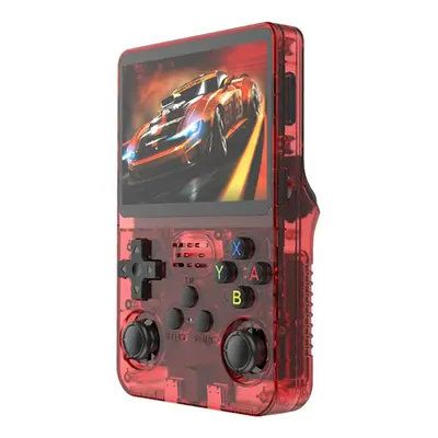 Console de jeu portable R36S 128 Go Rouge