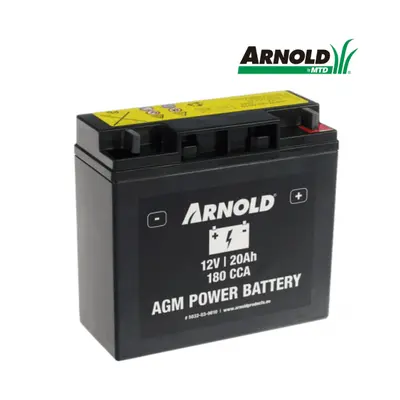 Batterie pour tracteur tondeuse Arnold 5032-U3-0010 12V 20Ah 4056494196466