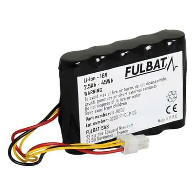 BATTERIE 18V 2.5Ah POUR ROBOT TONDEUSE FULBAT FLHU02 3564095606105