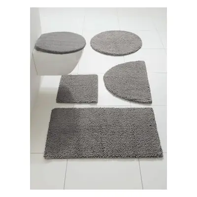 Tapis de bain coton - helline home - gris