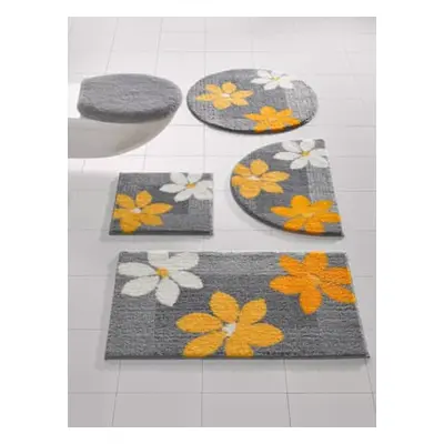 Tapis de bain acrylique - helline home - jaune