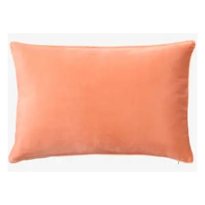 Housse de coussin unie - helline home - abricot