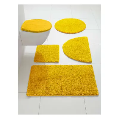 Tapis de bain coton - helline home - jaune