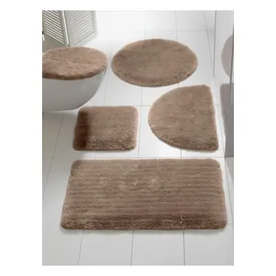 Tapis de bain 100% acrylique - helline home - taupe