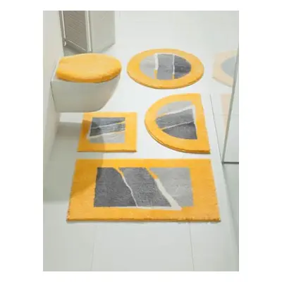 Tapis de bain acrylique - helline home - jaune