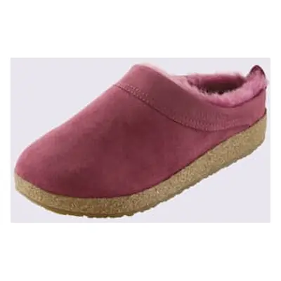 Chaussons cuir d'agneau souple - - rouge