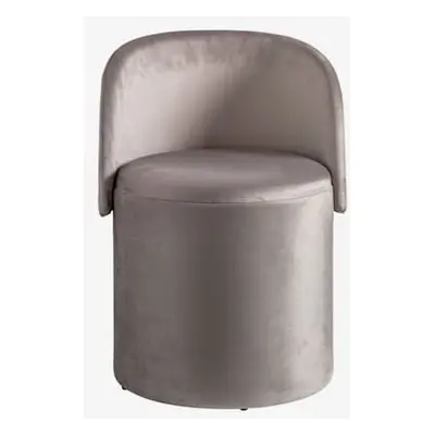 Tabouret meuble d'assise et de rangement - helline home - gris