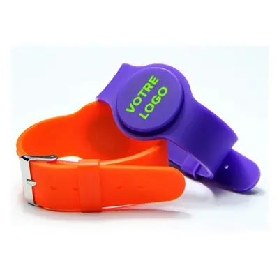 Bracelet RFID silicone montre : résistant et personnalisable