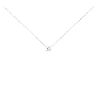 Collier diamant 0.19 carat or blanc 1.97g