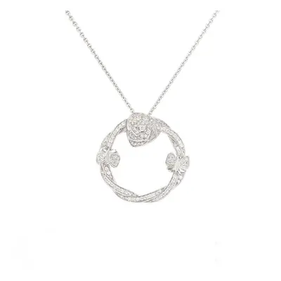 Collier diamants 0.54 carat or blanc 12.53g