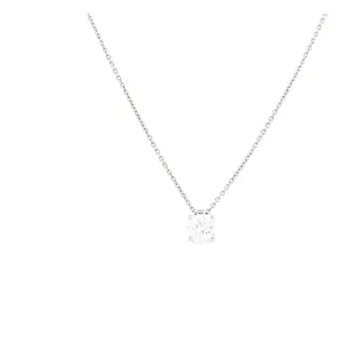 Collier diamant 1.19 carat or blanc 3.68g