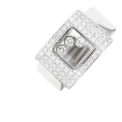 Bague CHOPARD Happy Diamond Curve diamants 0.72 carat