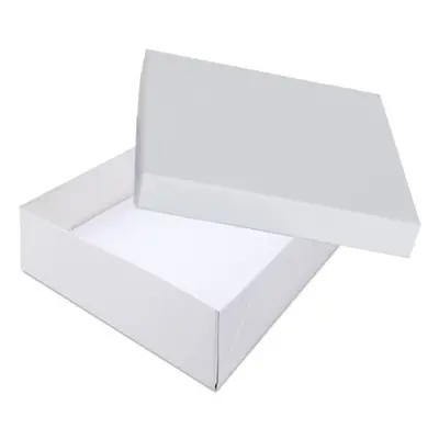 Caisse spéciale format A4 Blanc 215 mm x 305 mm x 57 mm