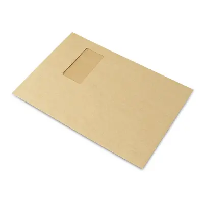 Pochette C4 Kraft 90g avec fenêtre - Antalis Premium