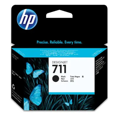 Cartouche d'encre HP 711 DesignJet ,séries T120/T520, noir mat, 80 ml