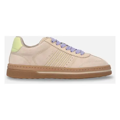 Pinko, Sneakers à lacets colorés, Sable, 35