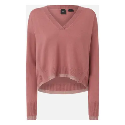 Pinko, Pull en cachemire et lurex, Rose nostalgie, XS