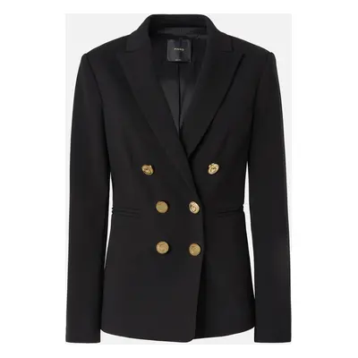 Pinko, Blazer avec boutons en métal, Noir limousine, 36