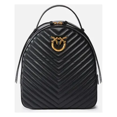 Pinko, Sac à dos Love Backpack, Noir-vieil or, U